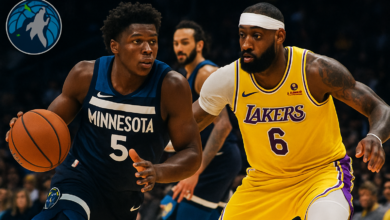 Timberwolves vs Lakers Match Player Stats